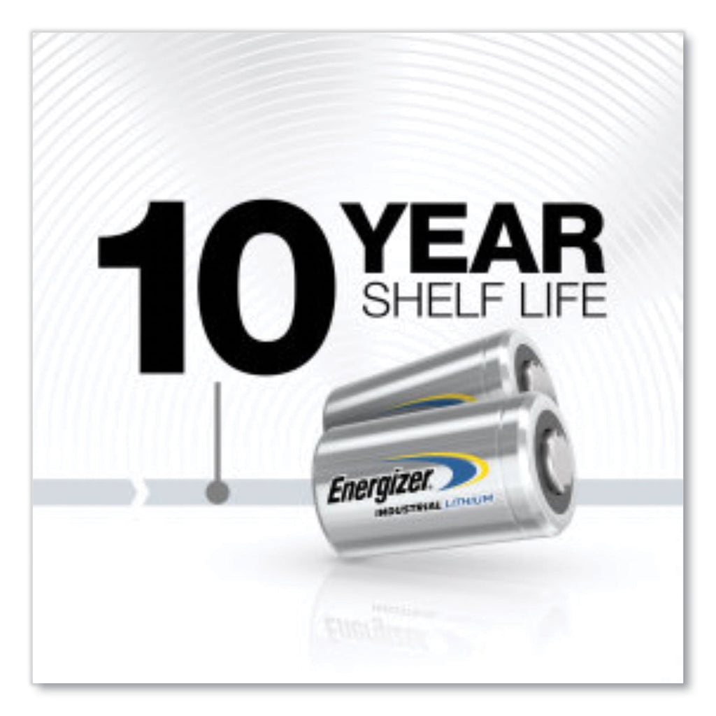 Industrial Lithium CR2 Photo Battery, 3 V, 8/Pack