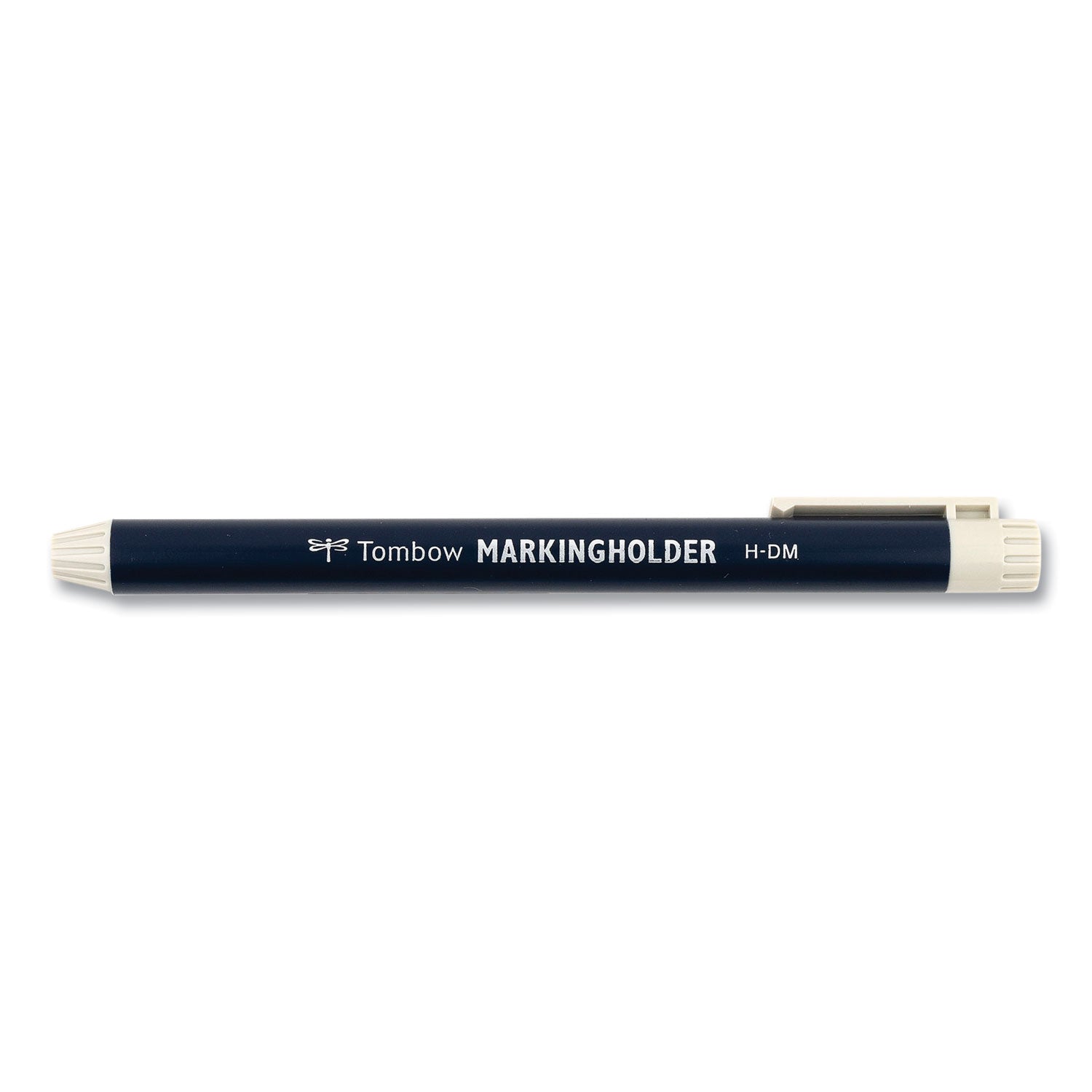 Wax-Based Marking Pencil, 4.4 mm, White Wax, Navy Blue Barrel, 10/Box