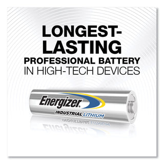 Industrial Lithium AAA Battery, 1.5 V, 4/Pack, 6 Packs/Box