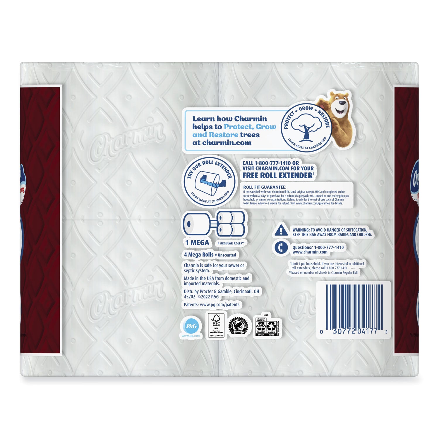 ultra-strong-bathroom-tissue-septic-safe-2-ply-white-242-sheet-roll-4-pack_pgc08816pk - 2