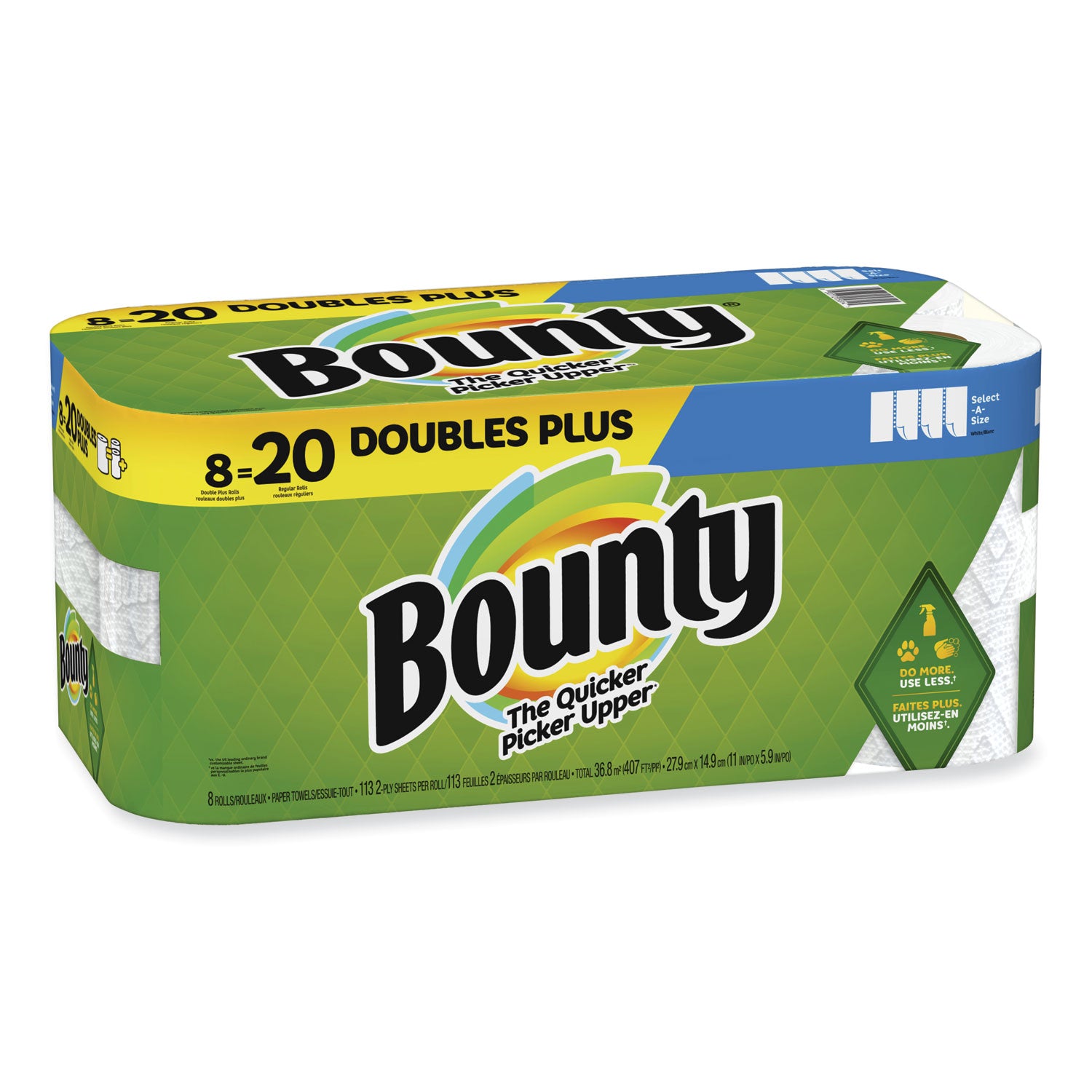 select-a-size-kitchen-roll-paper-towels-2-ply-59-x-11-white-113-sheets-double-plus-roll-8-rolls-pack_pgc05814 - 4
