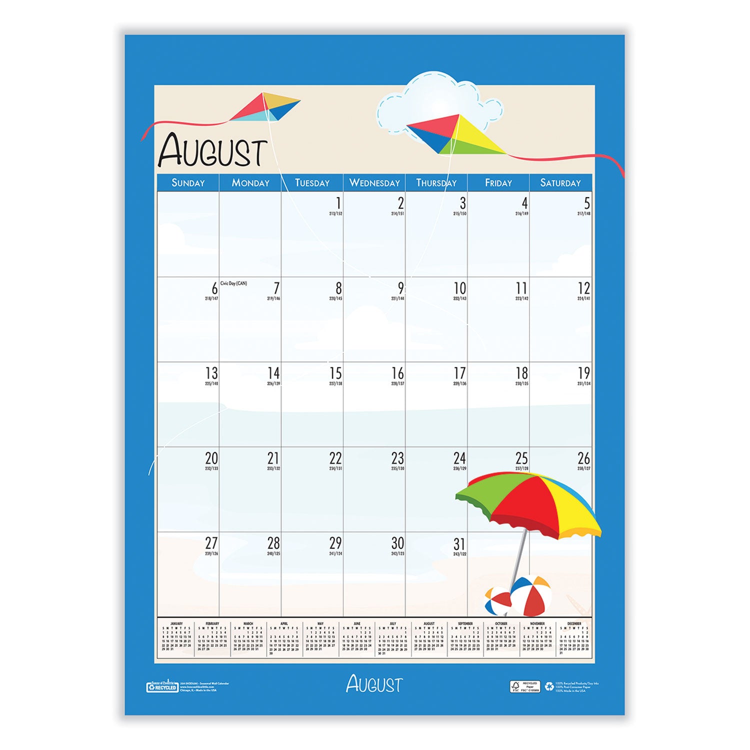 recycled-seasonal-wall-calendar-illustrated-seasons-artwork-12-x-165-12-month-july-to-june-2023-to-2024_hod3395 - 2