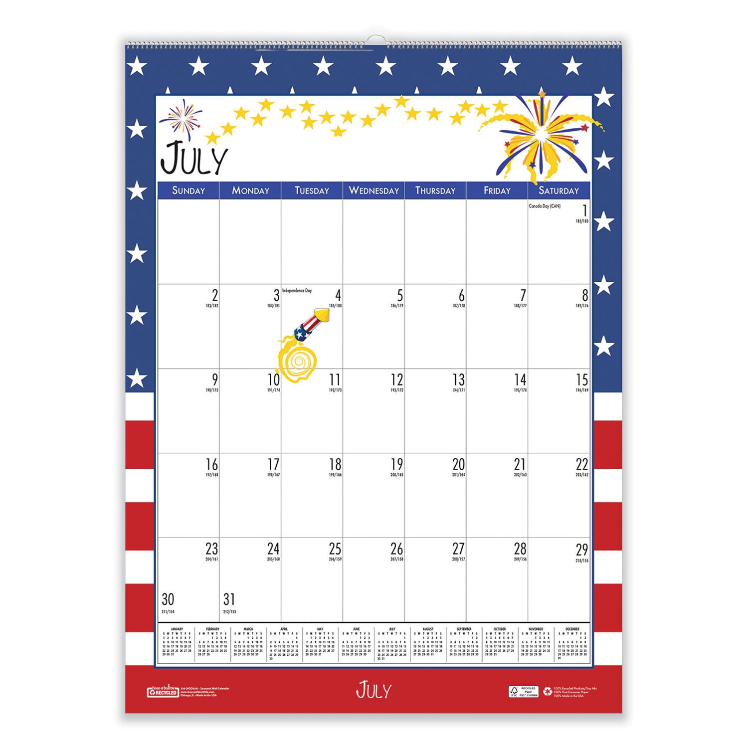 recycled-seasonal-wall-calendar-illustrated-seasons-artwork-12-x-165-12-month-july-to-june-2023-to-2024_hod3395 - 1