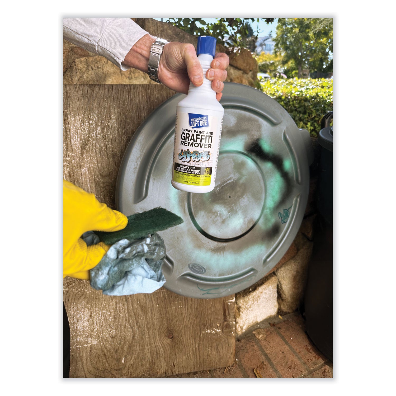 4 Spray Paint Graffiti Remover, 32oz, Bottle, 6/Carton