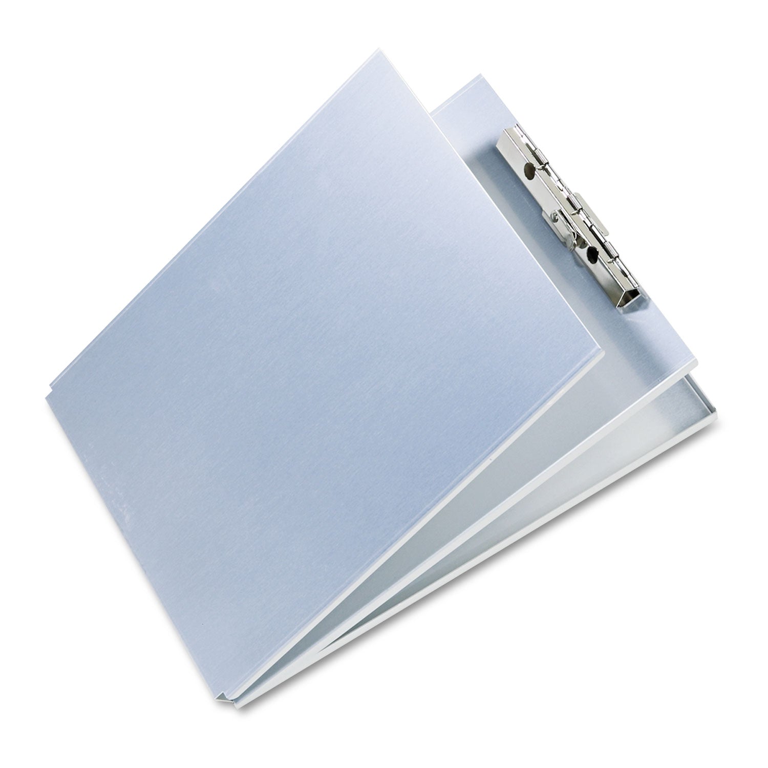 A-Holder Aluminum Form Holder, 0.5" Clip Capacity, Holds 8.5 x 11 Sheets, Silver - 