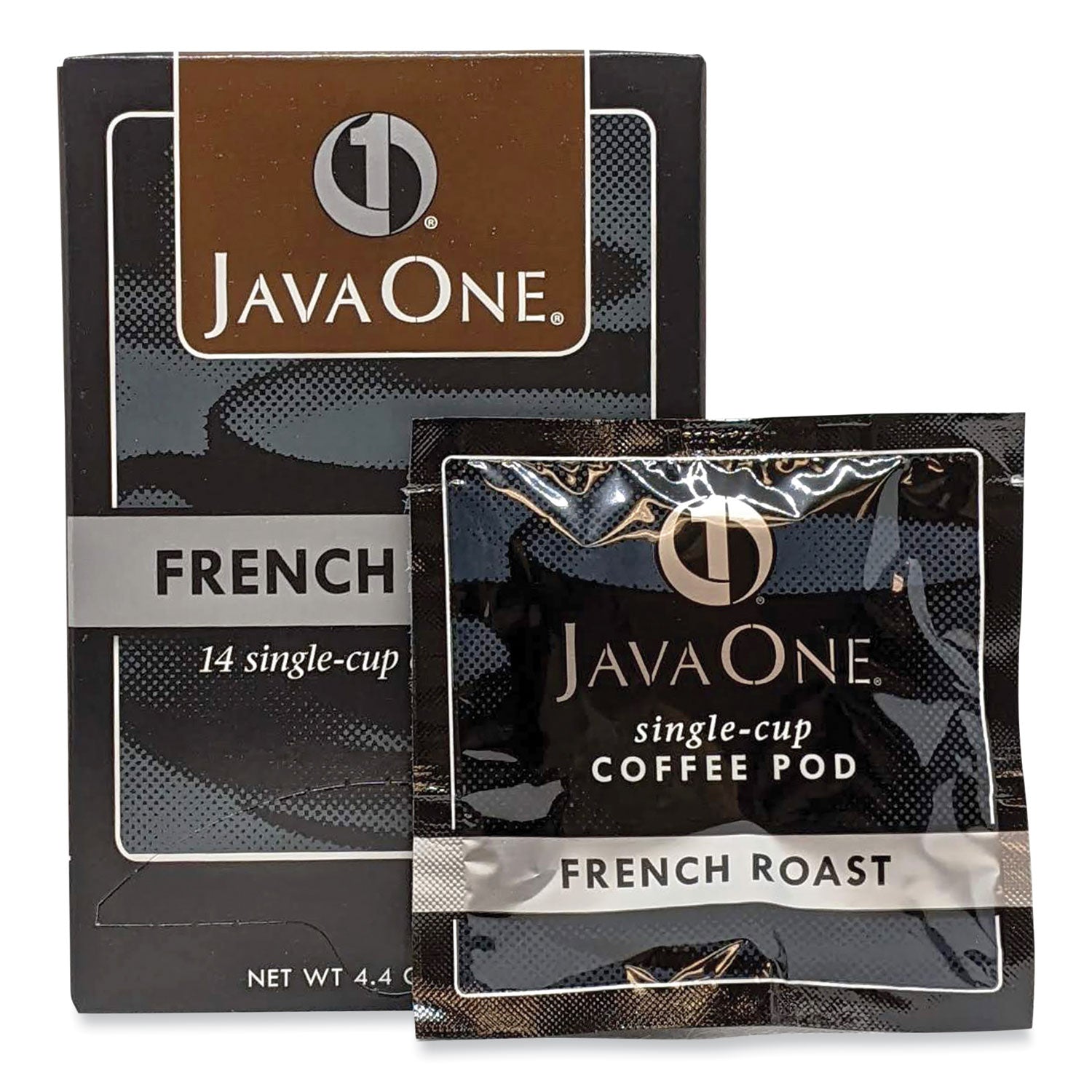 Coffee Pods, French Roast, Single Cup, 14/Box - 