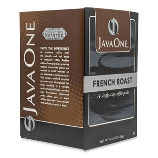 Coffee Pods, French Roast, Single Cup, 14/Box