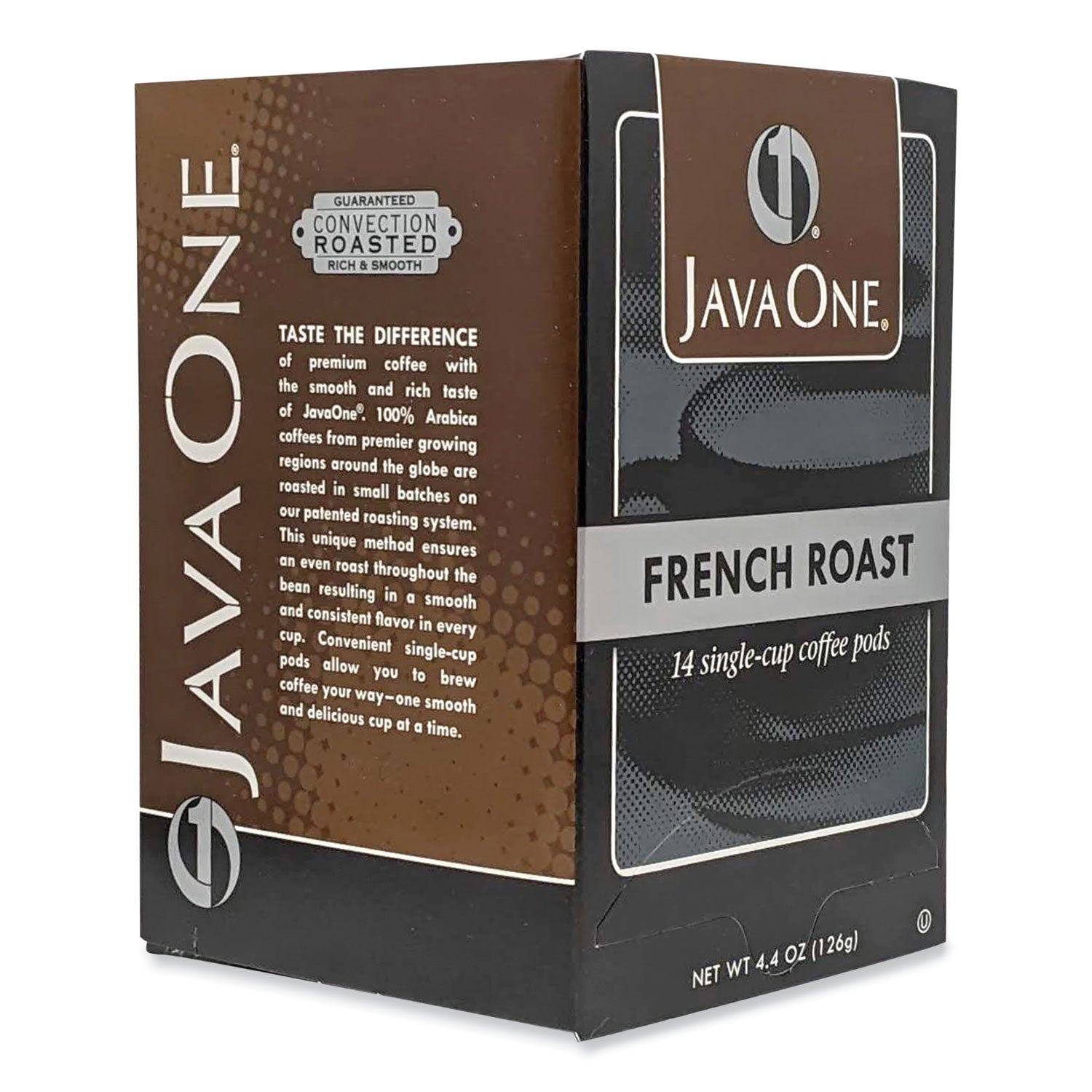 Coffee Pods, French Roast, Single Cup, 14/Box