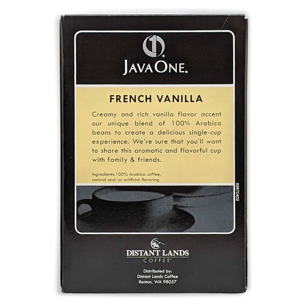 Coffee Pods, French Vanilla, Single Cup, 14/Box