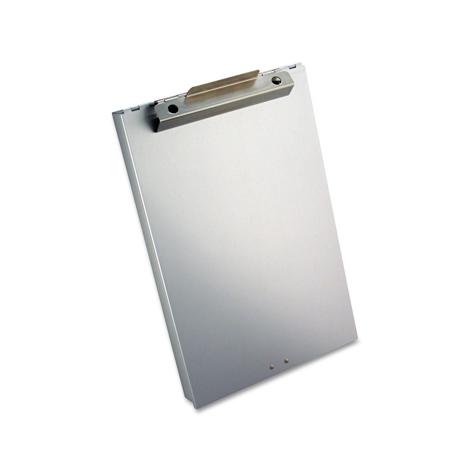 Redi-Rite Aluminum Storage Clipboard, 1" Clip Capacity, Holds 8.5 x 11 Sheets, Silver - 