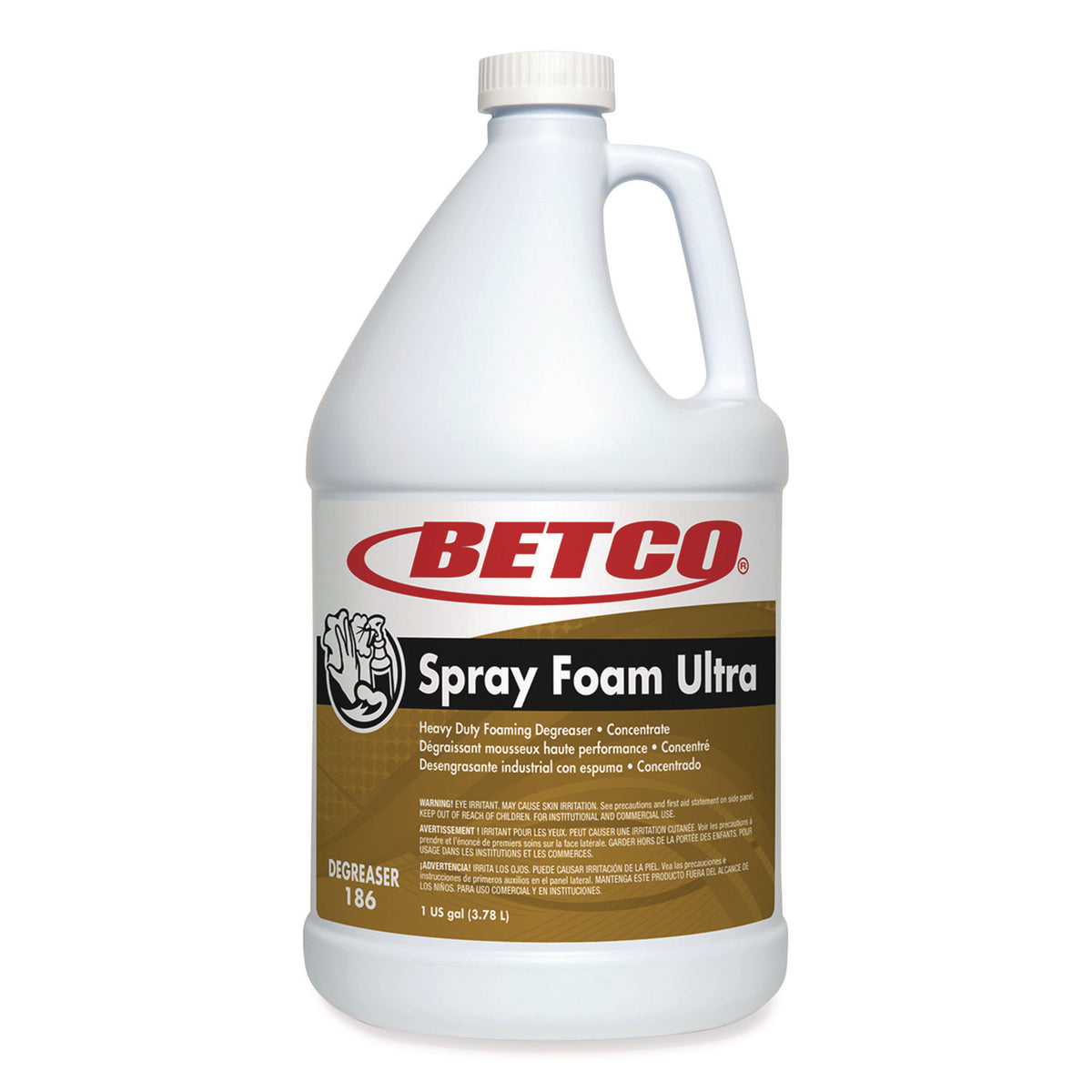 Spray Foam Ultra Degreaser, 1 gal oz Bottle, 4/Carton