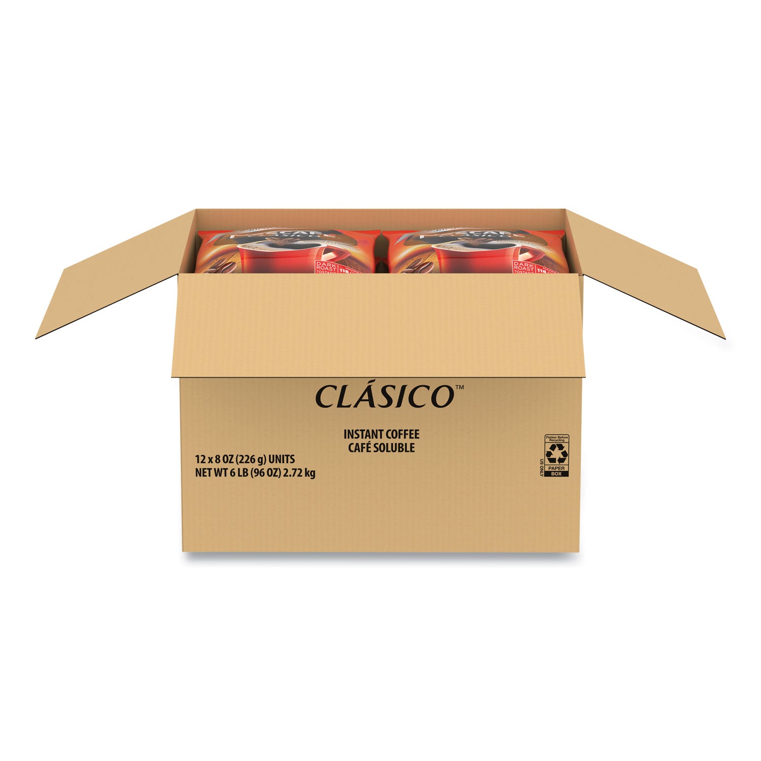 clasico-dark-roast-instant-coffee-8-oz-12-carton_nes70948ct - 3