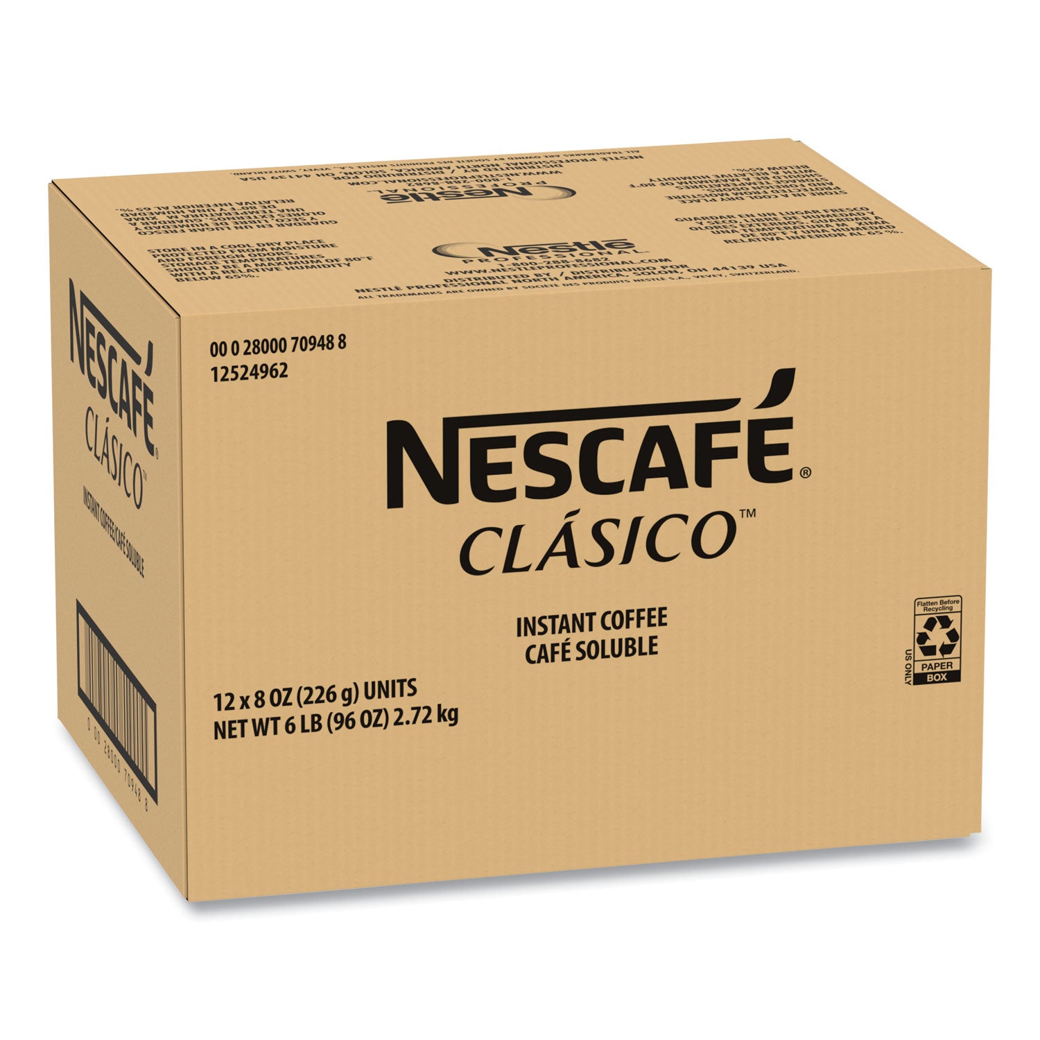 clasico-dark-roast-instant-coffee-8-oz-12-carton_nes70948ct - 2