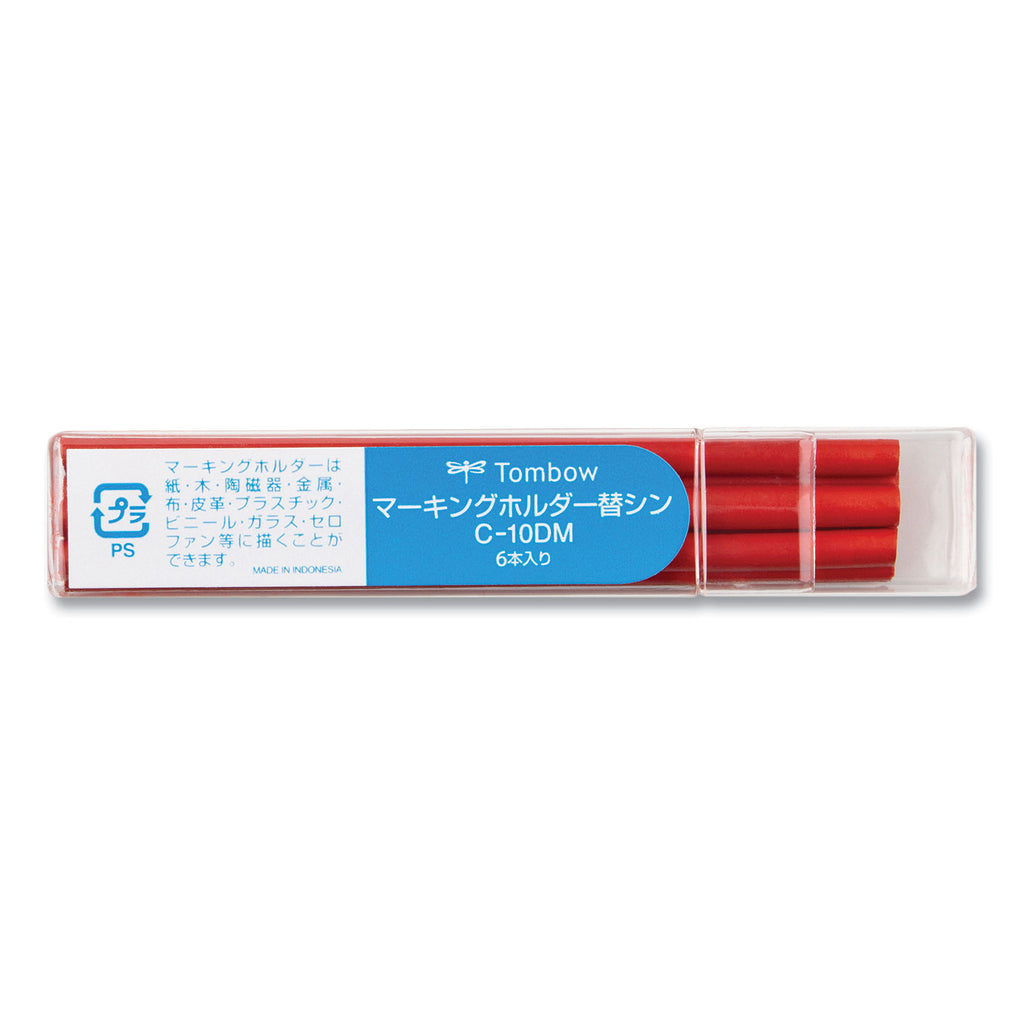 mechanical-wax-based-marking-pencil-refills-44-mm-red-10-box_tom51541 - 3