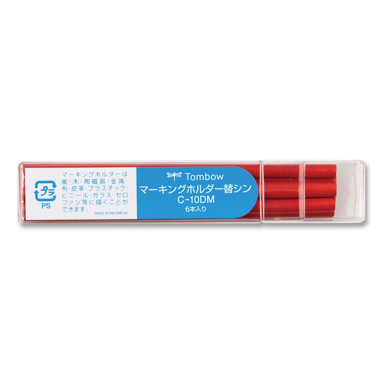 mechanical-wax-based-marking-pencil-refills-44-mm-red-10-box_tom51541 - 3