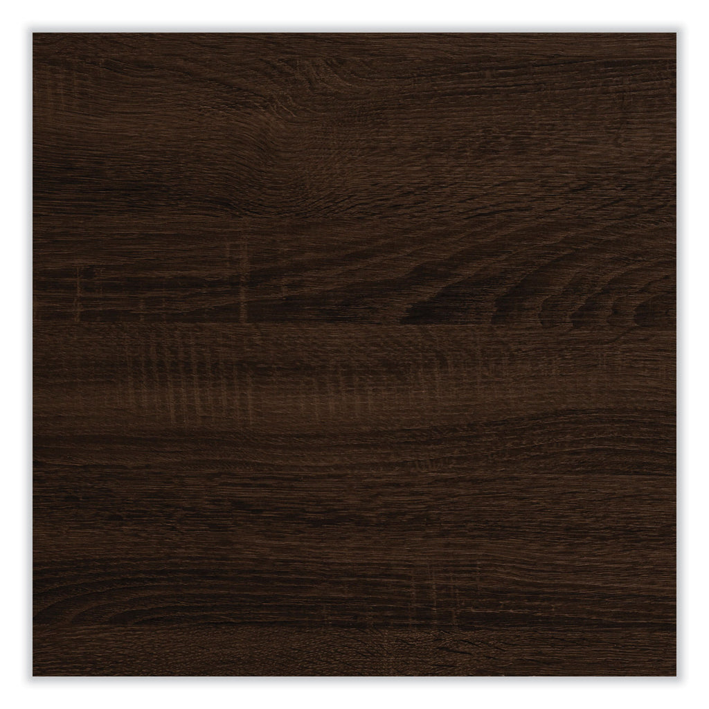 Safco Mirella Coffee Table - 48" x 23.8"16" , 1.6" Table Top - 1 Shelve(s) - Material: Laminate, Medium Density Fiberboard (MDF) - Finish: Southern Tobacco, Powder Coated