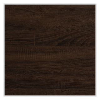 Safco Mirella End Table - 20" x 20"25" , 1.6" Table Top - 3 Shelve(s) - Material: Laminate, Medium Density Fiberboard (MDF) - Finish: Southern Tobacco, Powder Coated