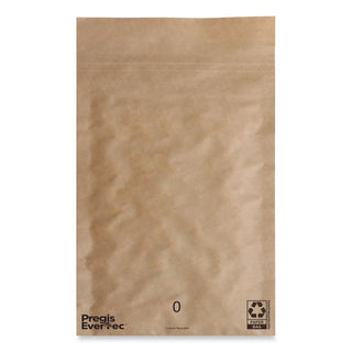 EverTec Curbside Recyclable Padded Mailer, #0, Kraft Paper, Self-Adhesive Closure, 7 x 9, Brown, 300/Carton