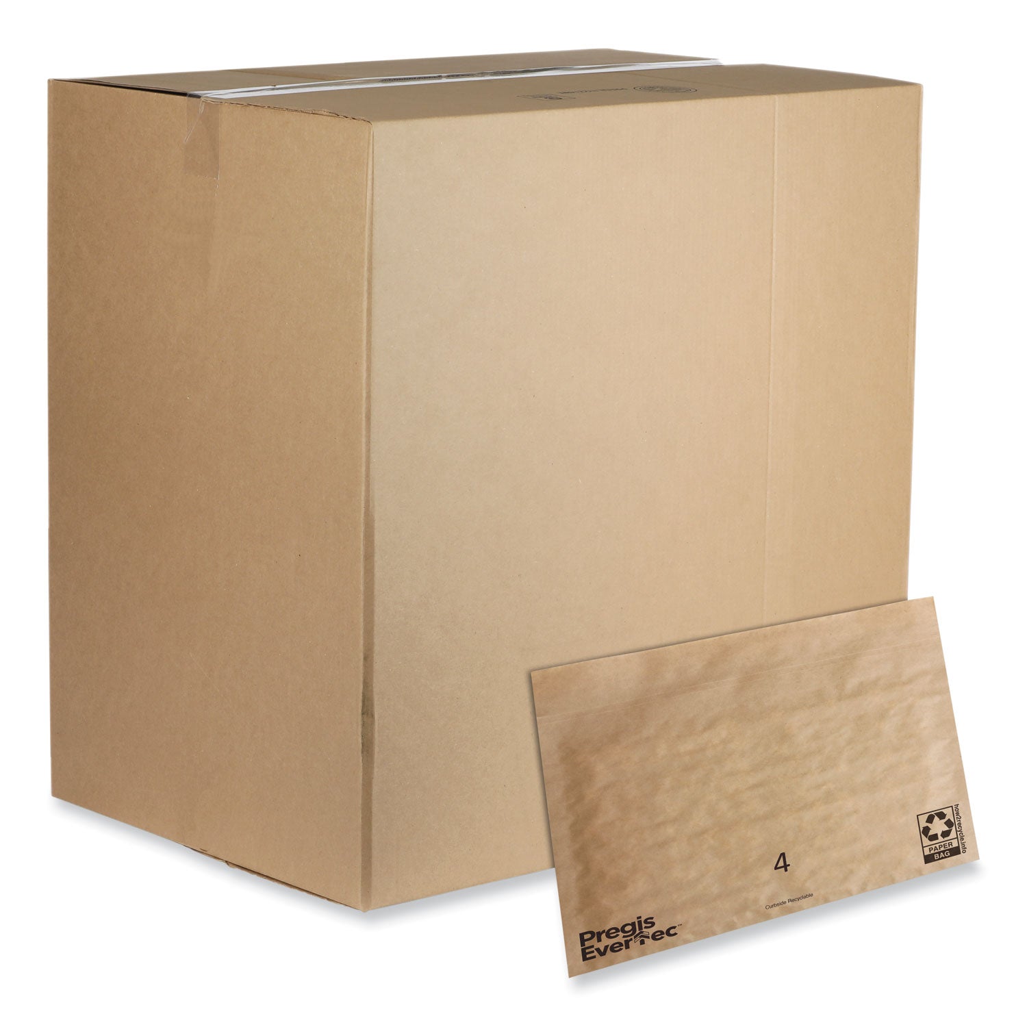 evertec-curbside-recyclable-padded-mailer-#4-kraft-paper-self-adhesive-closure-14-x-9-brown-150-carton_pgs4083815 - 1