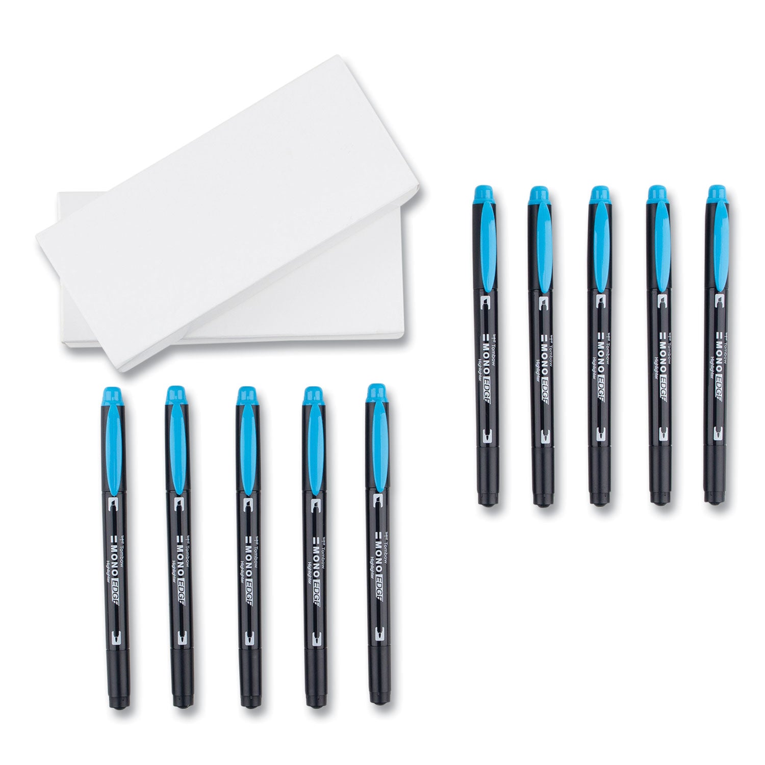 highlighters-skyblue-ink-bullet-chisel-tip-skyblue-barrel-10-box_tom56413 - 2