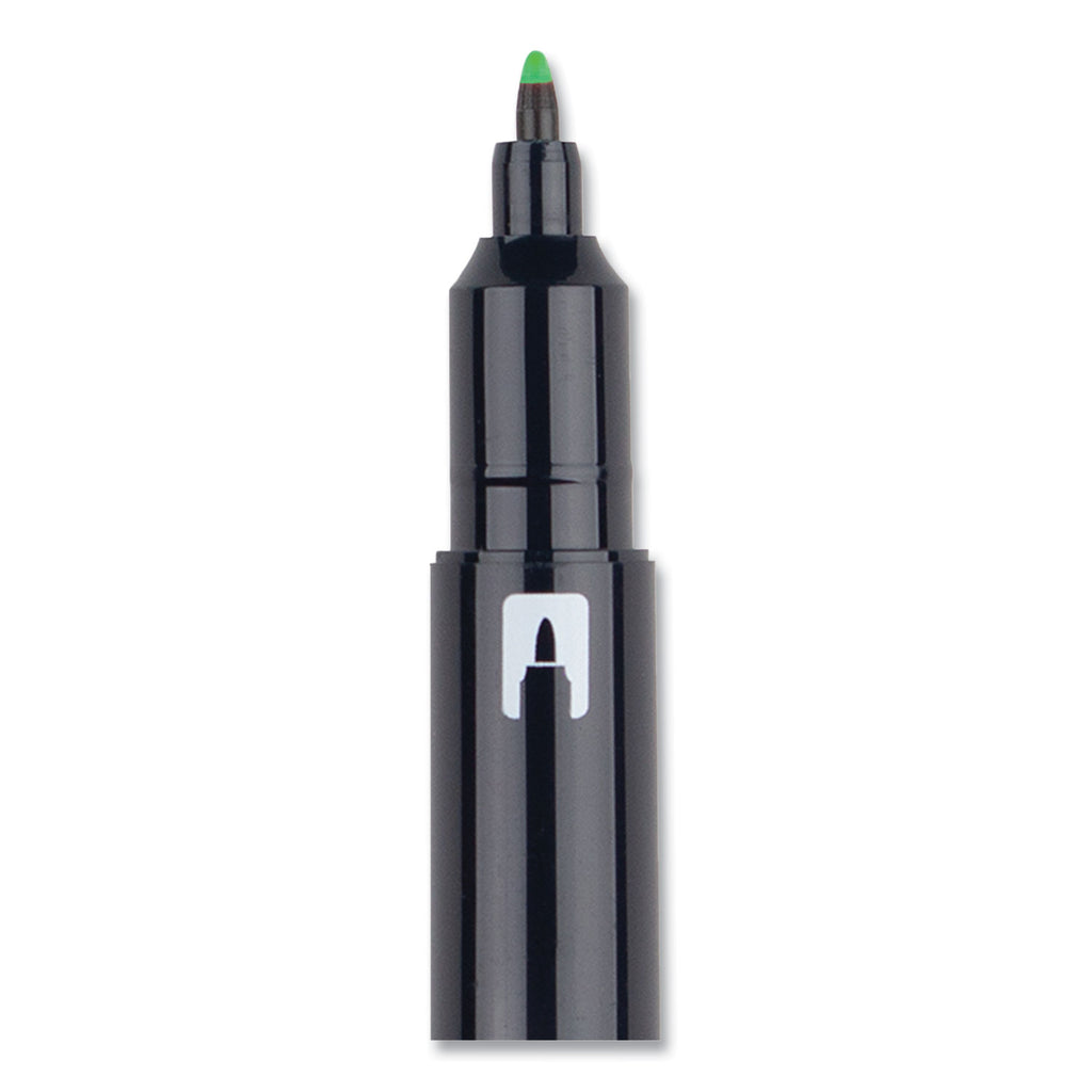 Highlighters, Yellow Green Ink, Bullet/Chisel Tip, Yellow Green Barrel, 10/Box