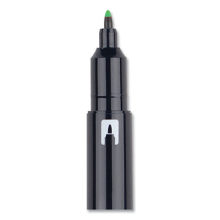 Highlighters, Yellow Green Ink, Bullet/Chisel Tip, Yellow Green Barrel, 10/Box