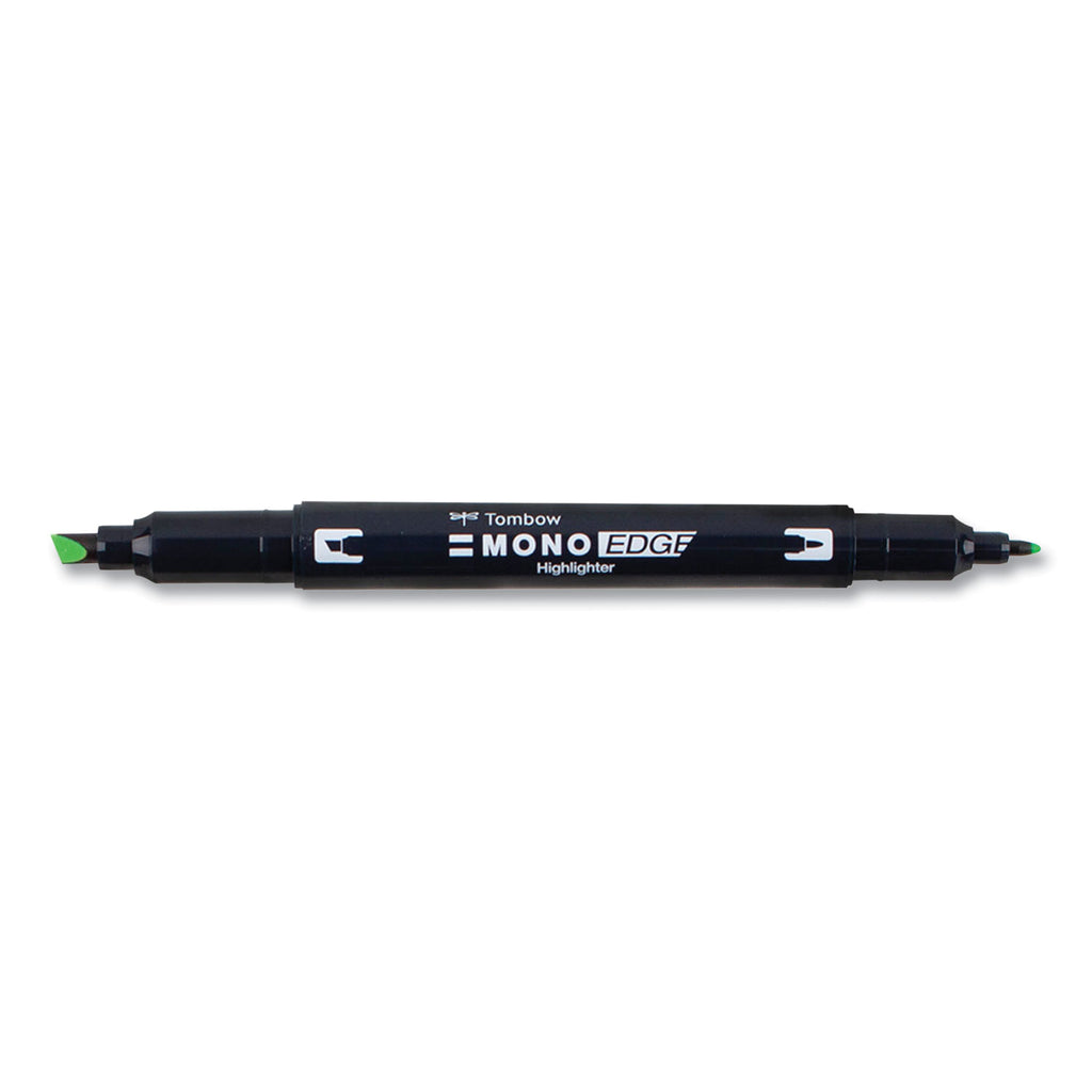 Highlighters, Yellow Green Ink, Bullet/Chisel Tip, Yellow Green Barrel, 10/Box