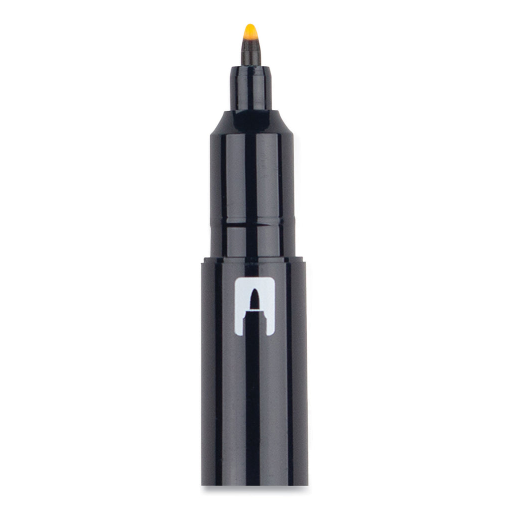 Highlighters, Golden Yellow Ink, Bullet/Chisel Tip, Golden Yellow Barrel, 10/Box