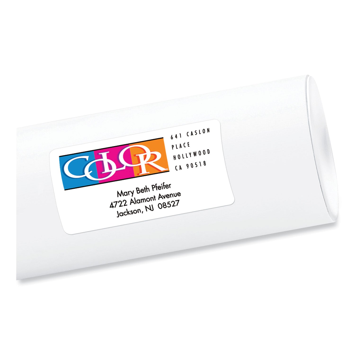 Vibrant Inkjet Color-Print Labels w/ Sure Feed, 2 x 4, Matte White, 200/PK