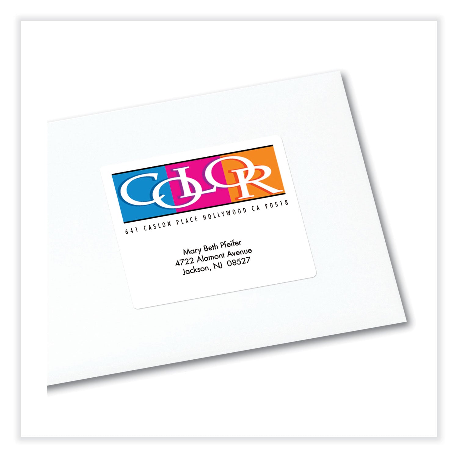 Vibrant Inkjet Color-Print Labels w/ Sure Feed, 3.33 x 4, Matte White, 120/PK