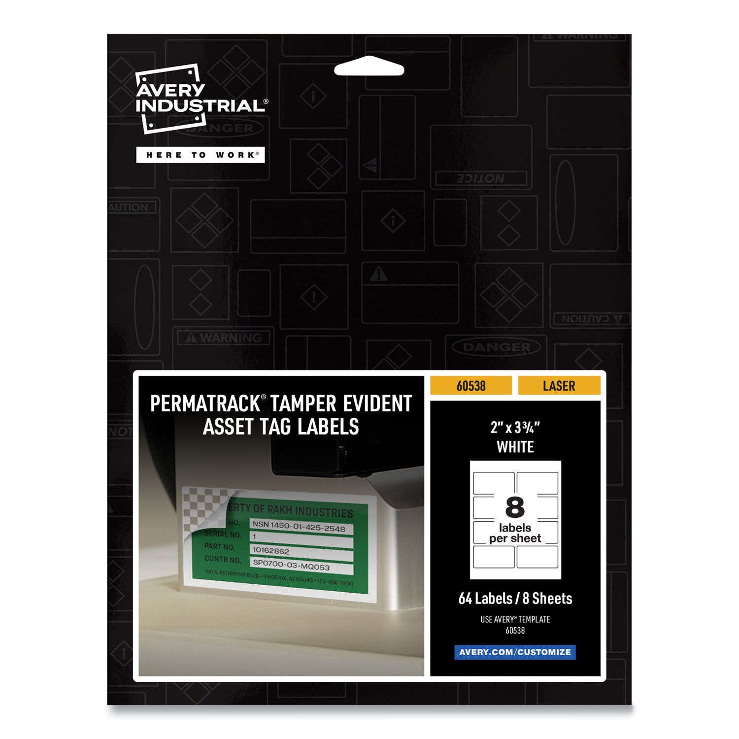 permatrack-tamper-evident-asset-tag-labels-laser-printers-2-x-375-white-8-sheet-8-sheets-pack_ave60538 - 1