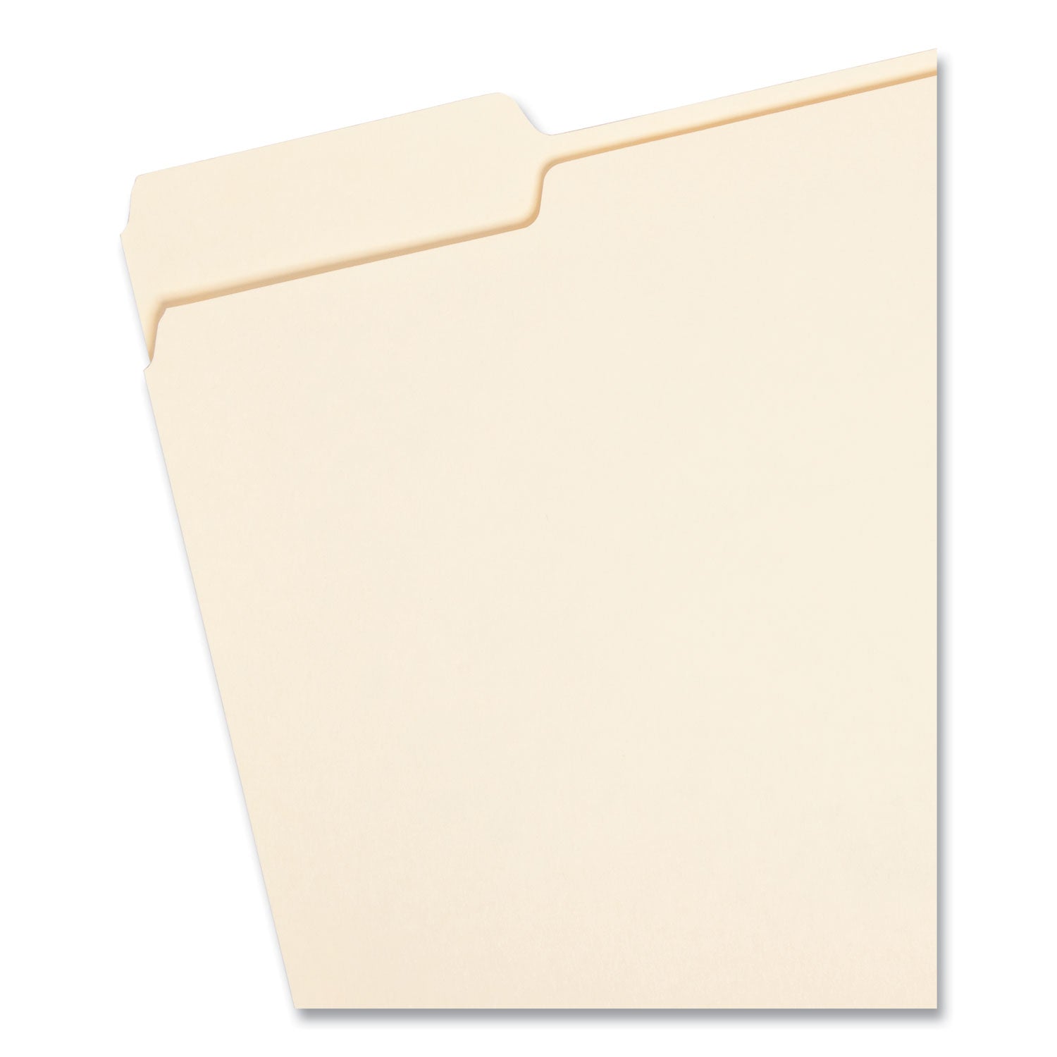 Manila File Folders, 1/3-Cut Tabs: Assorted, Letter Size, 0.75" Expansion, Manila, 100/Box - 