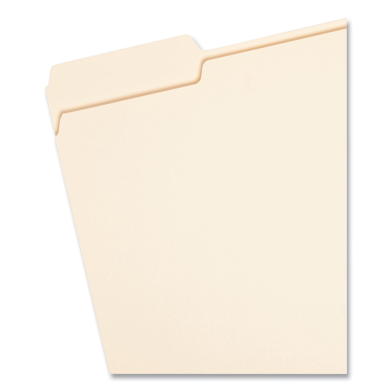 Manila File Folders, 1/3-Cut Tabs: Left Position, Letter Size, 0.75" Expansion, Manila, 100/Box - 