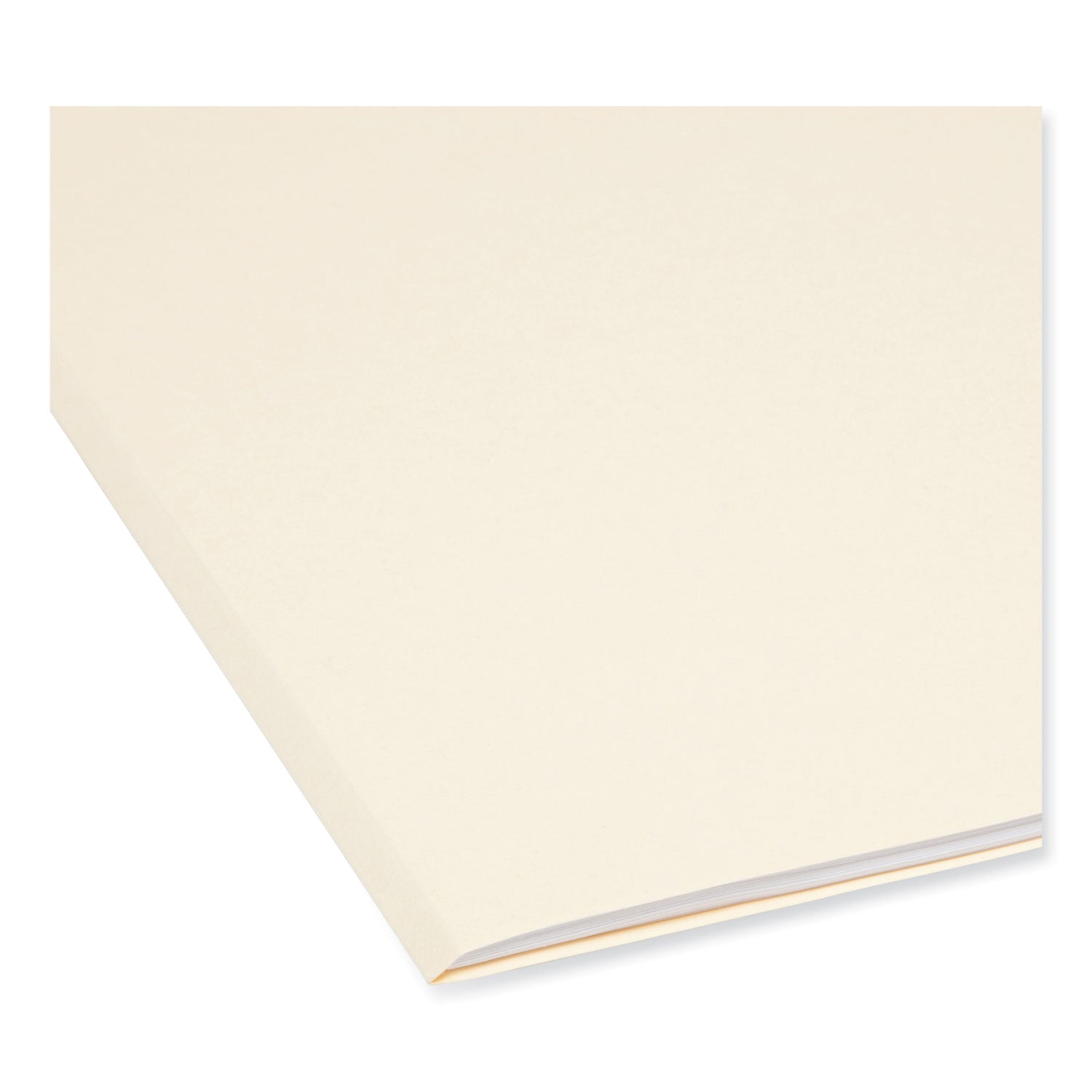 SuperTab Reinforced Guide Height Top Tab Folders, 1/3-Cut Tabs: Assorted, Letter Size, 0.75" Expansion, Manila, 100/Box - 