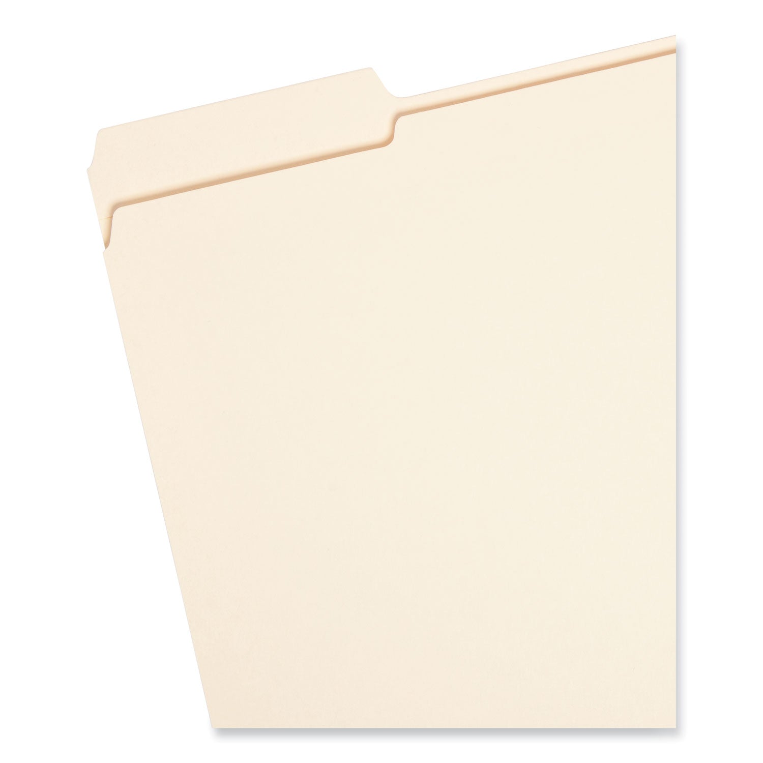 Expandable Heavyweight File Folders, 1/3-Cut Tabs: Assorted, Letter Size, 1.5" Expansion, Manila, 50/Box - 