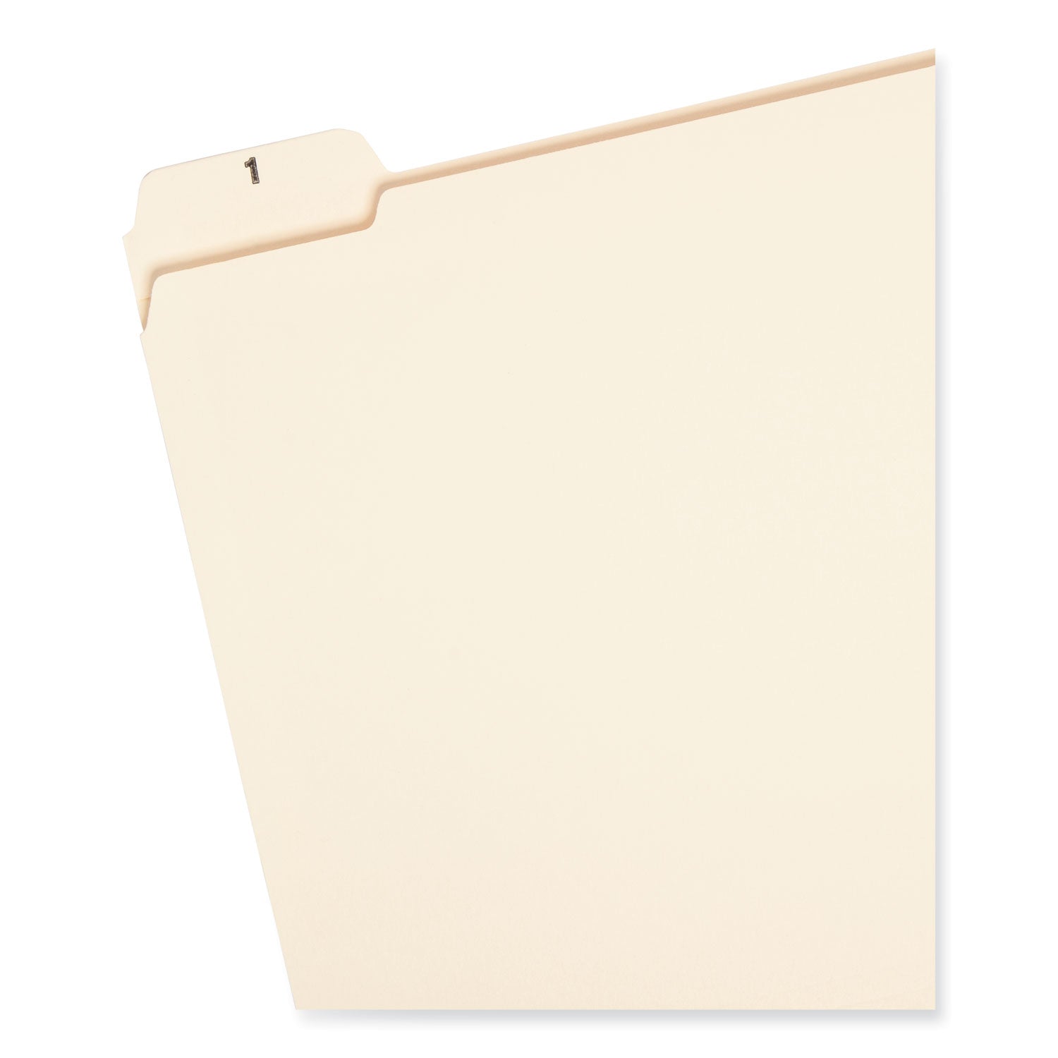 Indexed File Folder Sets, 1/5-Cut Prelabeled Tabs: 1 to 31, Letter Size, 0.75" Expansion, Manila, 31/Set - 