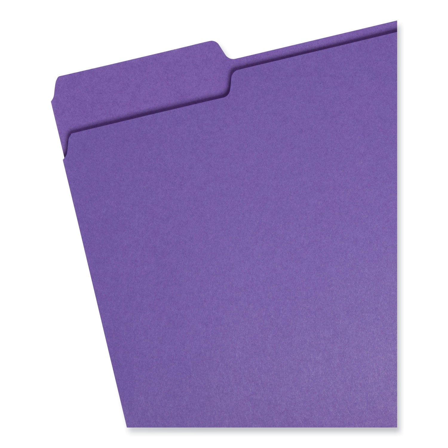 Colored File Folders, 1/3-Cut Tabs: Assorted, Letter Size, 0.75" Expansion, Assorted: Gray/Maroon/Navy/Purple/Teal, 100/Box - 