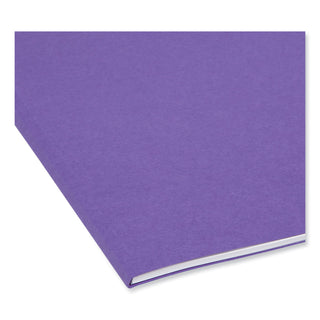 Colored File Folders, 1/3-Cut Tabs: Assorted, Letter Size, 0.75" Expansion, Assorted: Gray/Maroon/Navy/Purple/Teal, 100/Box