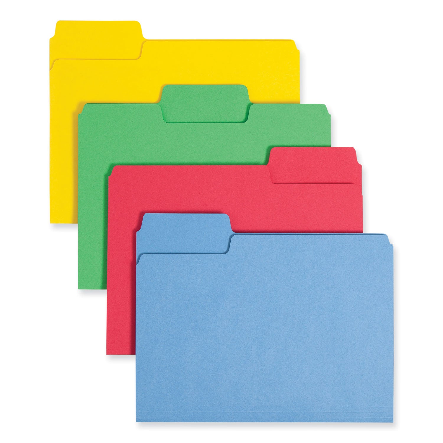 supertab-colored-file-folders-1-3-cut-tabs-assorted-letter-size-075-expansion-11-pt-stock-color-assortment-1-24-pack_smd11956 - 1