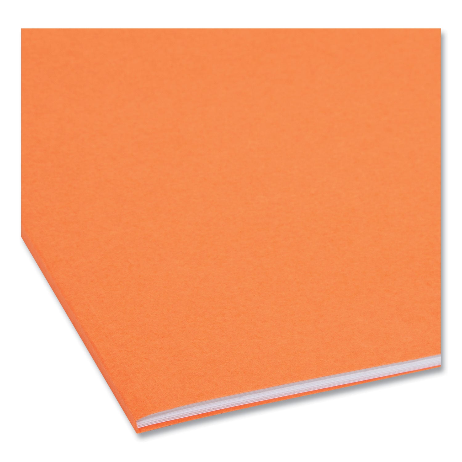 Top Tab Colored Fastener Folders, 0.75" Expansion, 2 Fasteners, Letter Size, Orange Exterior, 50/Box - 
