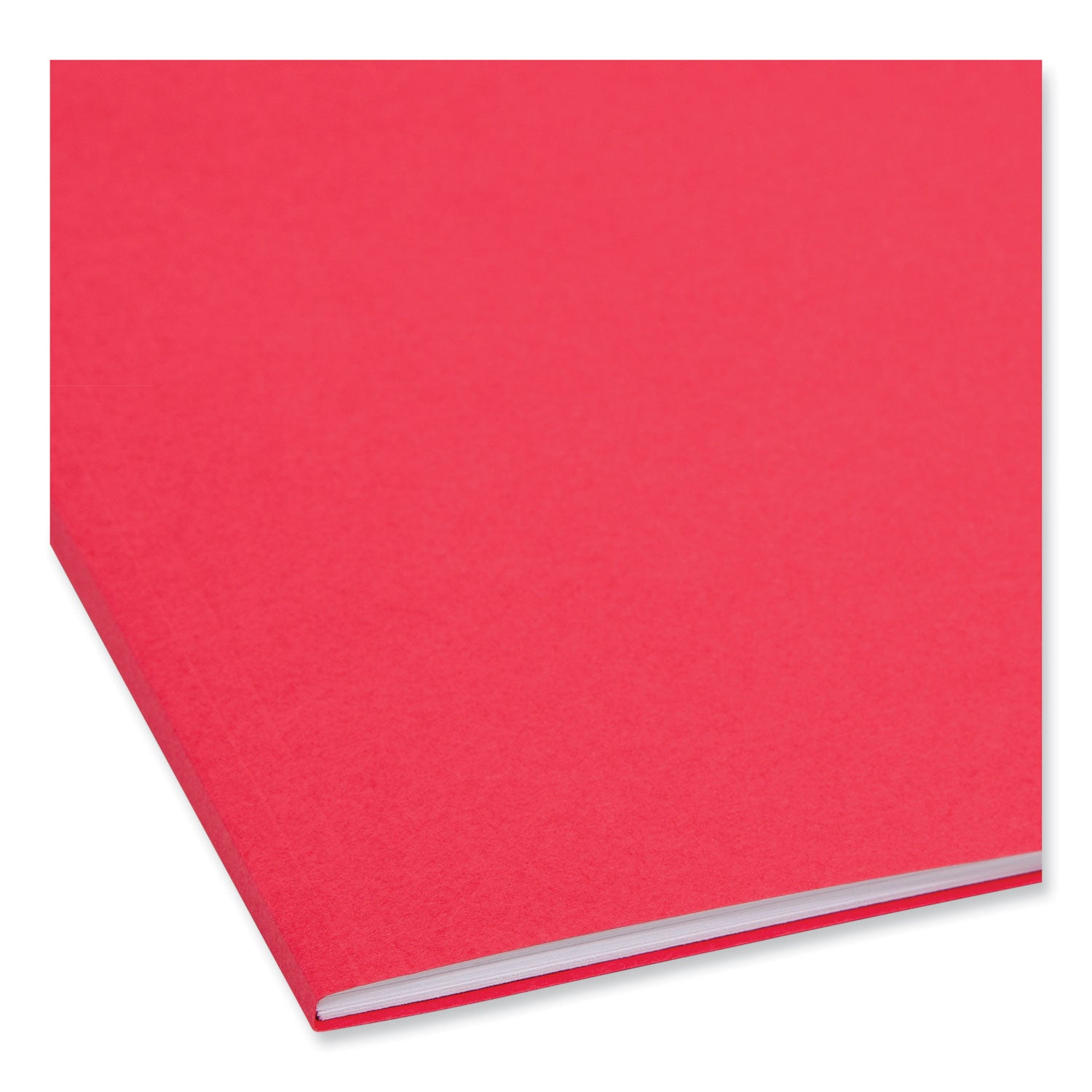 Top Tab Colored Fastener Folders, 0.75" Expansion, 2 Fasteners, Letter Size, Red Exterior, 50/Box - 