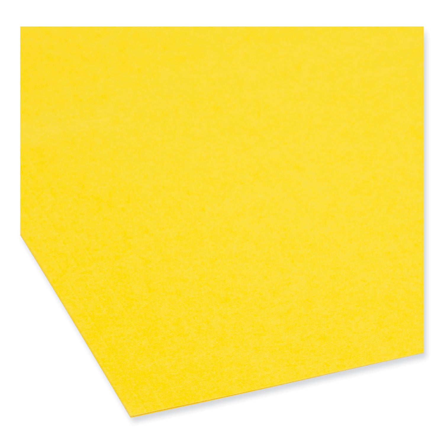 Top Tab Colored Fastener Folders, 0.75" Expansion, 2 Fasteners, Letter Size, Yellow Exterior, 50/Box - 