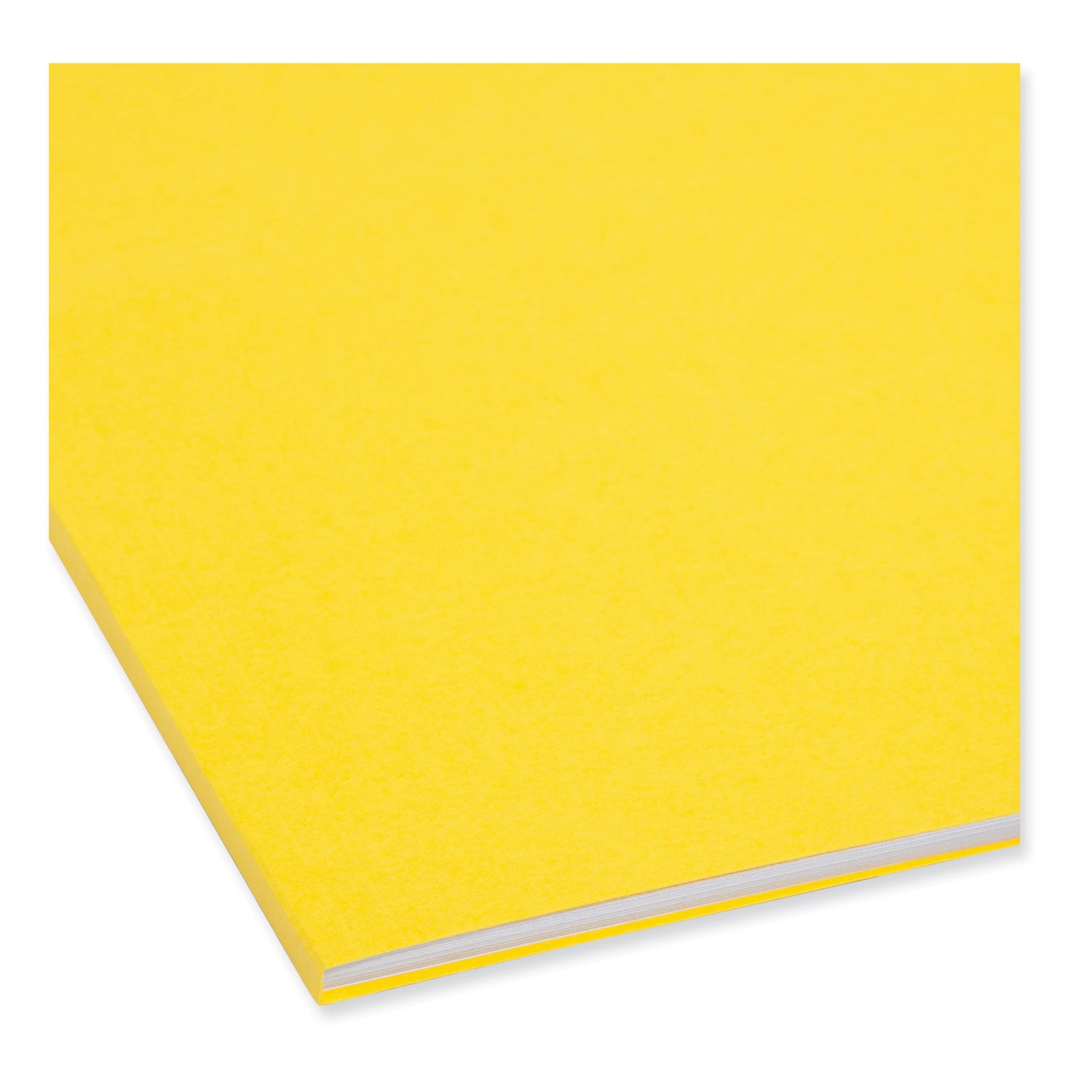 Top Tab Colored Fastener Folders, 0.75" Expansion, 2 Fasteners, Letter Size, Yellow Exterior, 50/Box - 