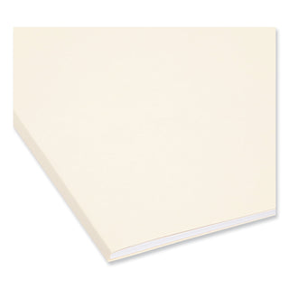 Interior File Folders, 1/3-Cut Tabs: Assorted, Legal Size, 0.75" Expansion, Manila, 100/Box