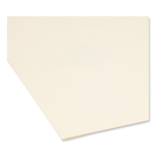 SuperTab Top Tab File Folders, 1/3-Cut Tabs: Assorted, Legal Size, 0.75" Expansion, 11-pt Manila, 100/Box