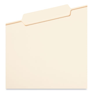Manila File Folders, 1/3-Cut Tabs: Center Position, Legal Size, 0.75" Expansion, Manila, 100/Box