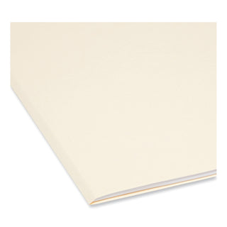 Manila File Folders, 1/3-Cut Tabs: Center Position, Legal Size, 0.75" Expansion, Manila, 100/Box