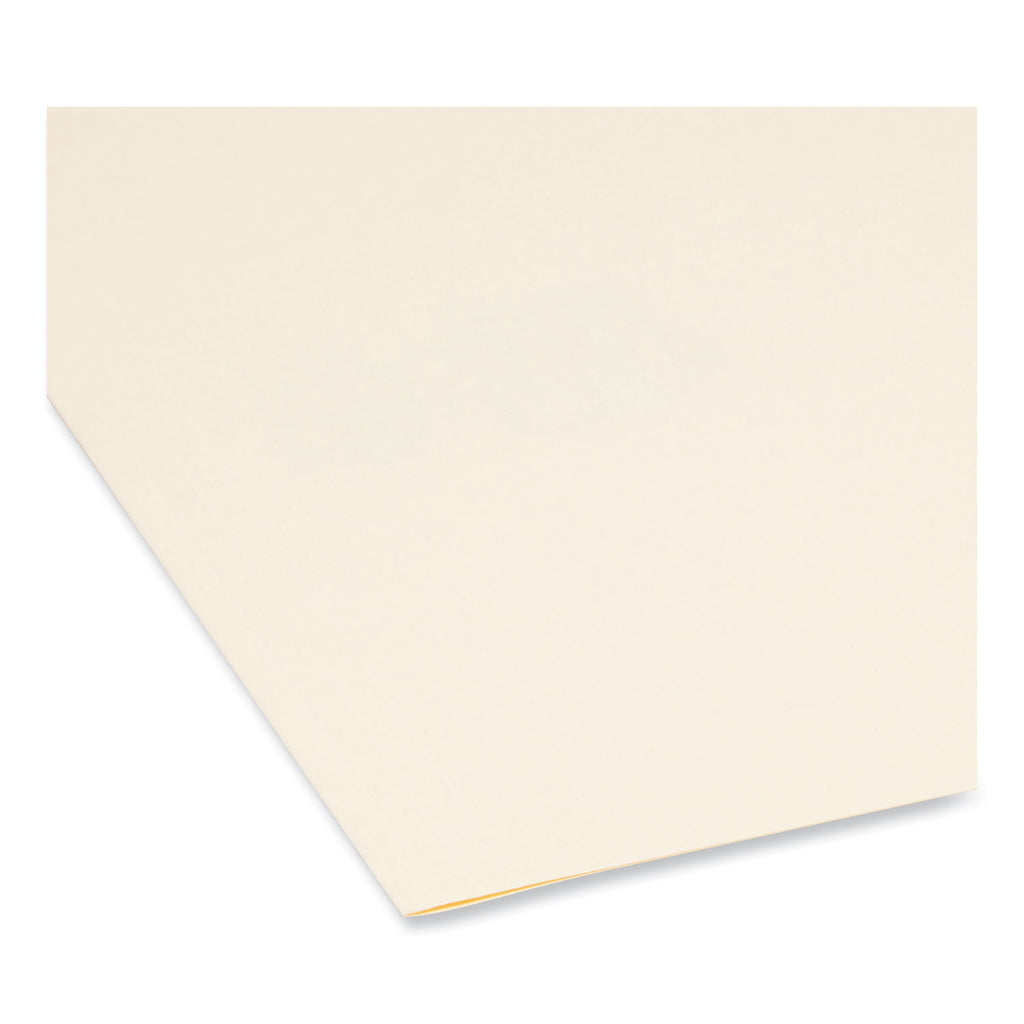 Top Tab File Folders with Antimicrobial Product Protection, 1/3-Cut Tabs: Assorted, Legal, 0.75" Expansion, Manila, 100/Box - 