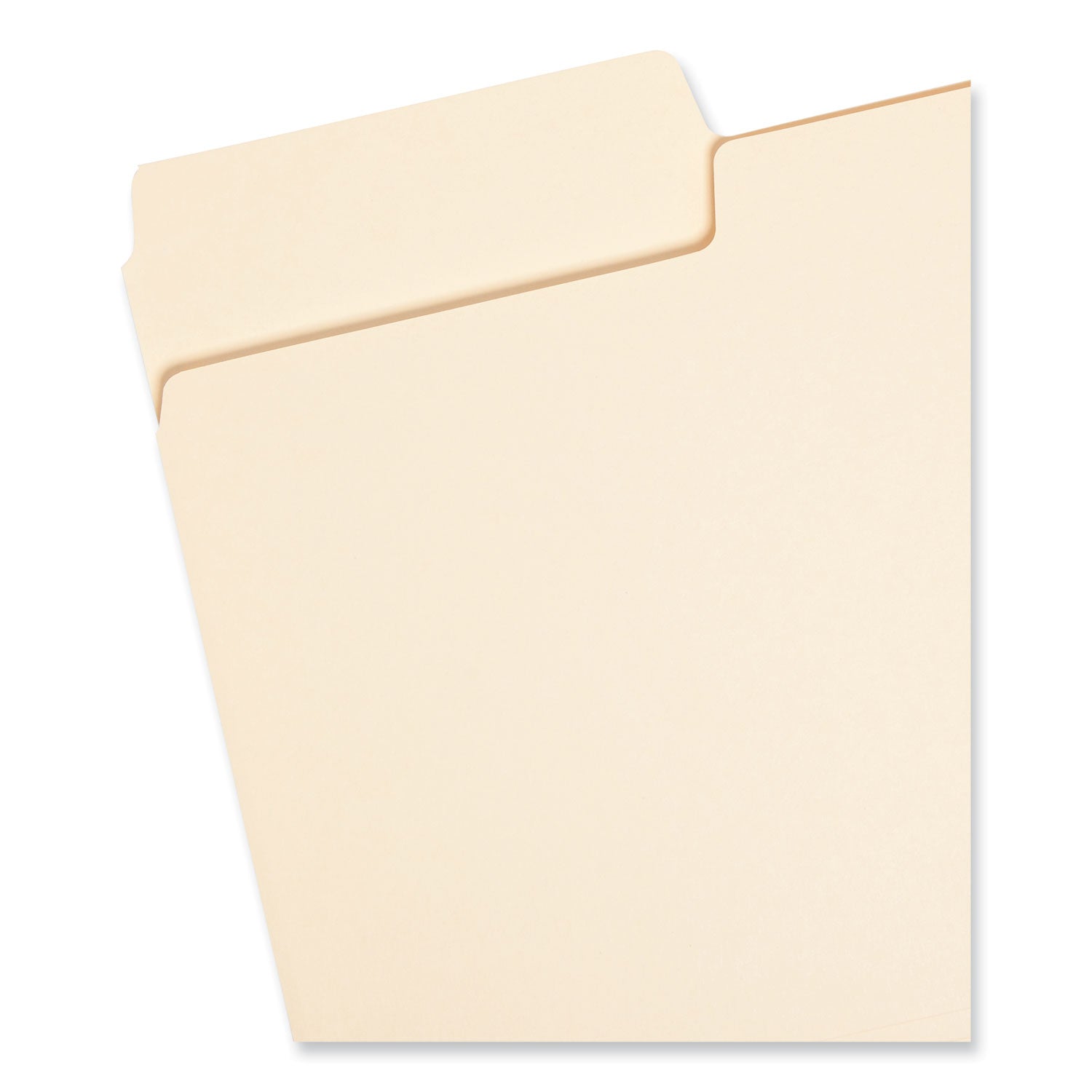 SuperTab Top Tab File Folders, 1/3-Cut Tabs: Assorted, Legal Size, 0.75" Expansion, 14-pt Manila, 50/Box - 