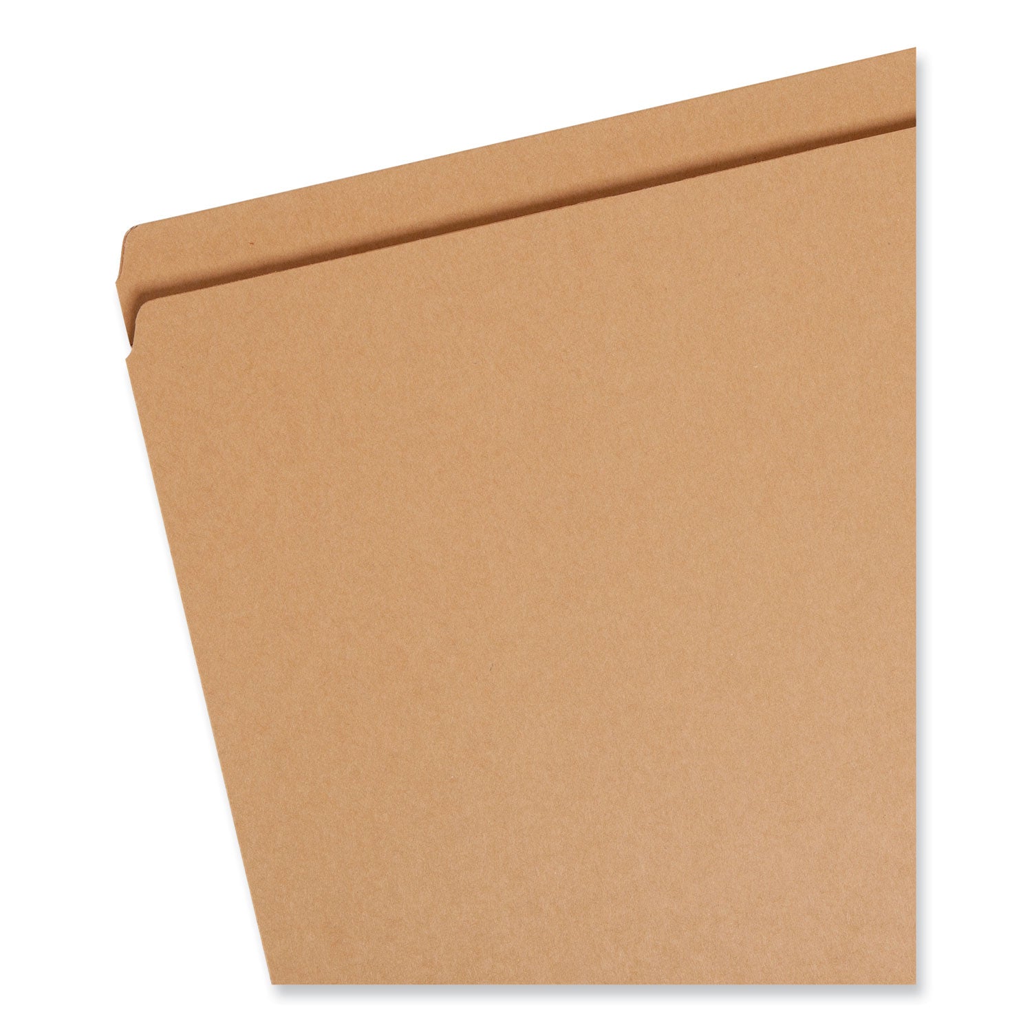 Heavyweight Kraft File Folder, Straight Tabs, Legal Size, 0.75" Expansion, 11-pt Kraft, Brown, 100/Box - 